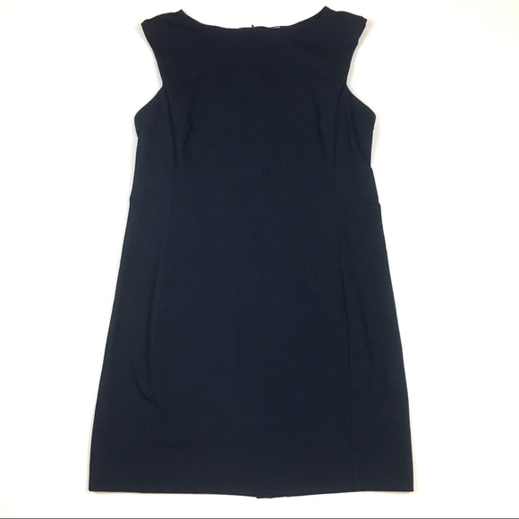 MM Lafleur Dema sheath dress French terry navy - Picture 3 of 9